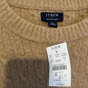 J. Crew Men's Crewneck Sweater - Light Brown
